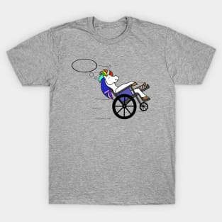 Disabled Unicorn - DIY Bubble T-Shirt